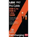 Leki bycph PRO kable USB-C to USB-C 1 m