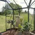 Halls ICON Gardenhouse 6 8,6 m² sort m/3 mm hærdet glas og fundament