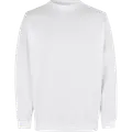 ID klassisk herre sweatshirt hvid