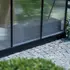 Halls ICON 6 3,7 m² sort m/4 mm polycarbonat og fundament