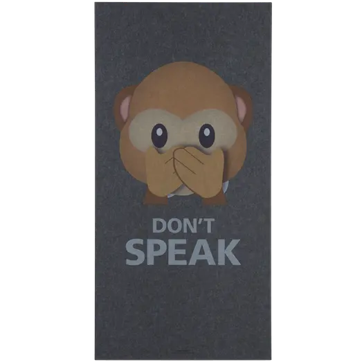 Art-Acoustic akustikbillede Abe Don´t Speak 9x600x1200 mm mørk grå