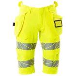 Mascot Accelerate Safe shorts lange med hængelommer hi-vis gul