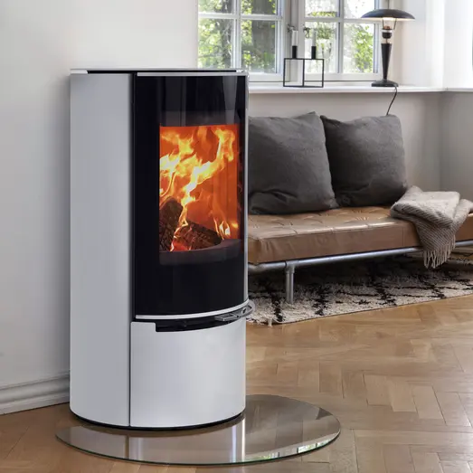 Aduro 17.1 Lux brændeovn m/Aduro-tronic hvid uden sideglas