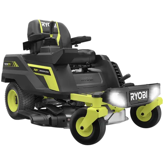 Ryobi RY72ZTRX76-210 72V 76 cm zero turn plæneklipper 2x10 Ah batt.