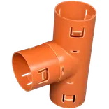 Wavin dræn grenrør PVC 90°x113x113 mm