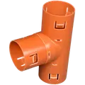 Wavin dræn grenrør PVC 90°x113x113 mm