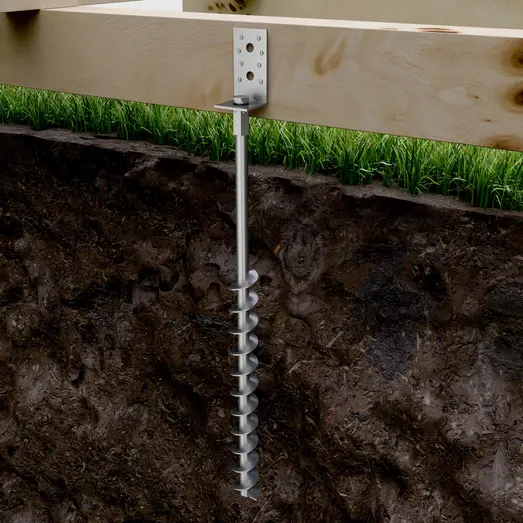 GroundPlug® Twister™ M12/600 skruefundament