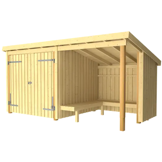 Plus Nordic bålhytte/havehus 9,5 m2