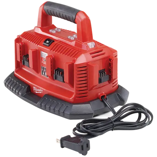 Milwaukee M1418 C6 multioplader til 6 batterier