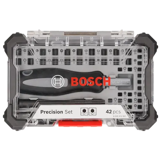 Bosch Skruebitsæt med stor præcision, 42 stk.