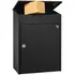 MEFA Bosca 406 pakkepostkasse sort struktur 390x530x225 mm