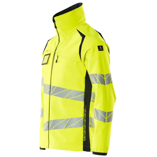 Mascot Accelerate Safe softshell jakke hi-vis gul/mørk marine