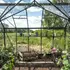 Halls ICON Gardenhouse 6 8,6 m² sort m/3 mm hærdet glas og fundament
