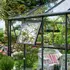 Juliana Gran Oase drivhus 13 m² antracit/sort m/3 mm hærdet glas