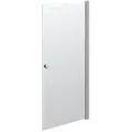 Scanbad brusedør satin/klart glas 200 x 90 cm