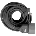 E-Line kabelsæt  IP20 5m 2X1,5 mm2 sort