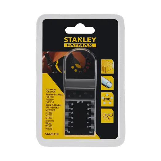 Stanley Bimetal multicutterklinge  til  træ, plast, metal 32x40 mm