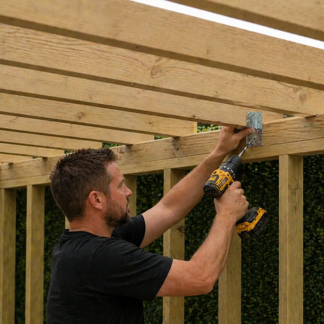 montering af tagspær