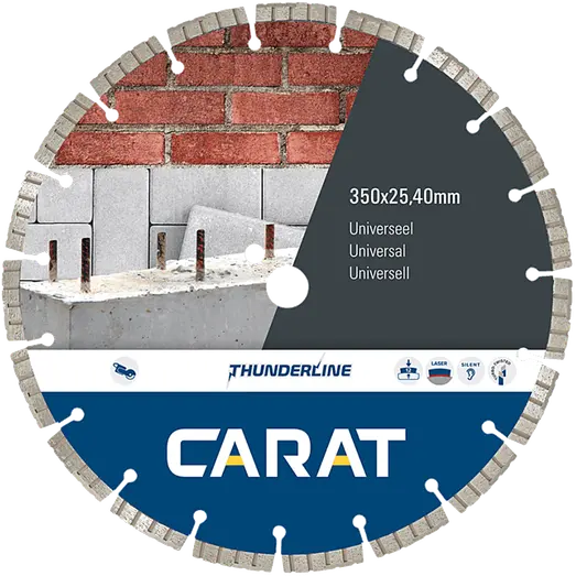 Carat CEBTT Thunderline universalklinge Ø350 mm