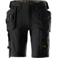 Snickers 6118 Allroundwork stretch arbejdsshorts m/hylsterlommer sort