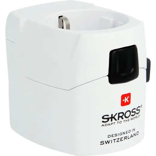 Verdensadapter Pro 6,3A hvid