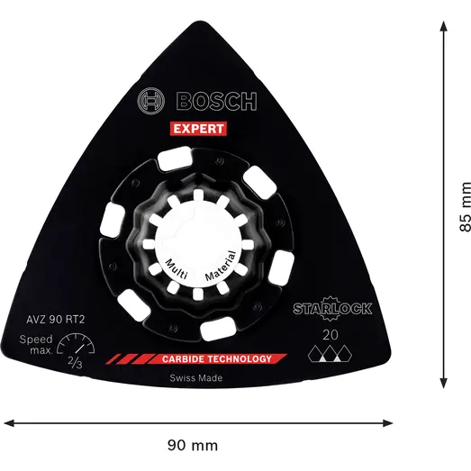 Bosch EXPERT AVZ 90 RT2 slibeplade 90 mm