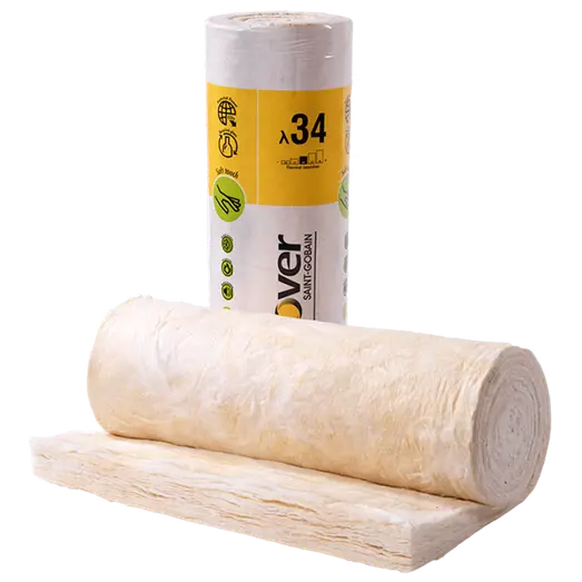 Isover 34-Rulle 95x780x5700 Glasuld - 3505209503