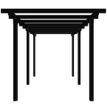 Plus pergola dobbelt 2 moduler sort