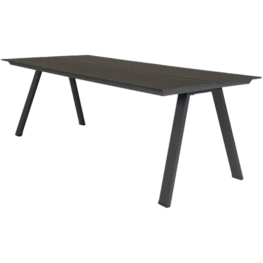 Anholt plankebord 6 pers. Sort