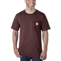 Charhartt relaxed S/S pocket stripe t-shirt rød