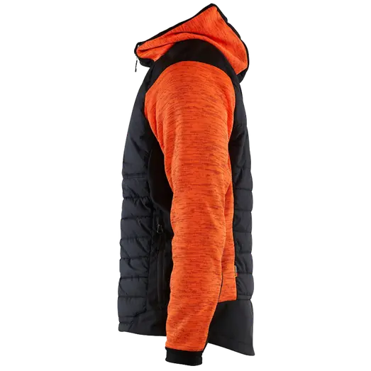 Blåklæder hybrid jakke high-vis orange/sort