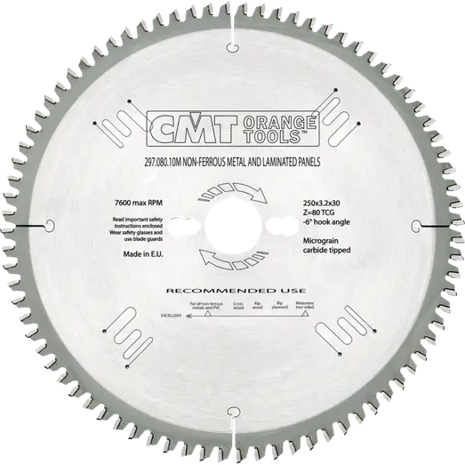 CMT savklinge 160x2,2x20 mm. Z40 NE neg.