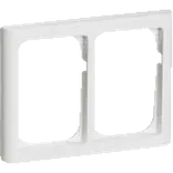 LK Fuga softline 63 ramme 2x1 1/2 modul hvid