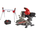 Milwaukee M18™ FMS190-0 Fuel™ kap-/geringssav m/6,0 Ah batteri og arbejdsbord