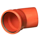 Kaczmarek kloakrør bøjning PP Ø110 mm x45°