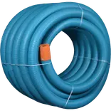Wavin drænrør blå PVC 80 mm x 50 m