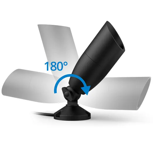 Philips WiZ udendørs bedlamper spot startsæt 10W sort