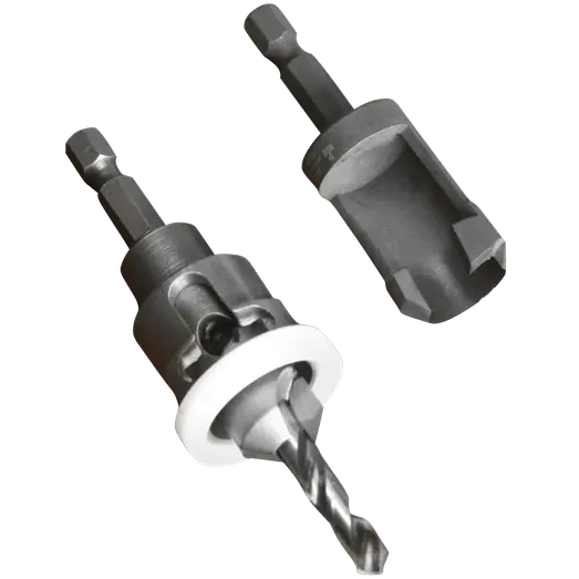 DVA propbor og forsænkersæt med stop 15 mm