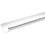 Plastmo tagrende 3 m hvid