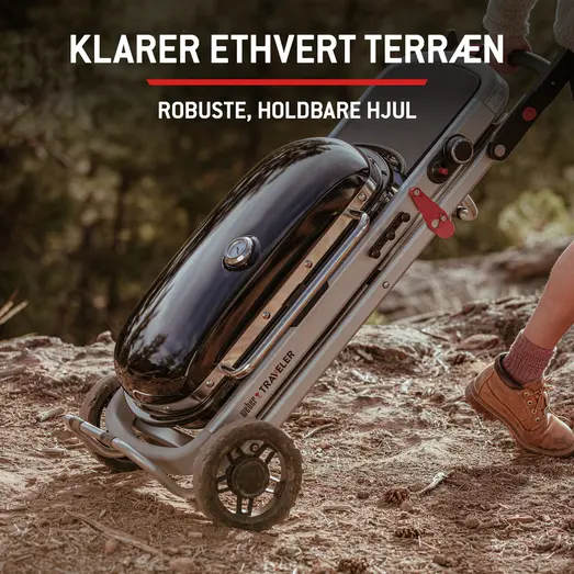 Weber Traveler gasgrill sort