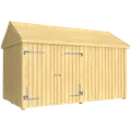 Plus Classic Multi Havehus 10 m² 2 moduler m/dobbeltdør og lukket front