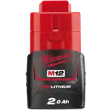 Milwaukee M12 B2 12V 2.0 Ah batteri