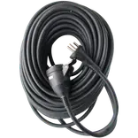 Wexim kabelsæt m/forlængerled 3G1,5mm² x 25 m sort
