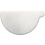 Plastmo Tagrende Endebund 280 mm VENSTRE Zink