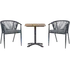 Morsø cafesæt med 2 Dragør stole grå