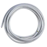E-Line instal. kabel 5x1,5 5 m grå