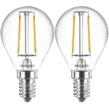 Philips Classic LED pære E14 25W 2 pack