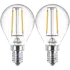 Philips Classic LED pære E14 25W 2 pack