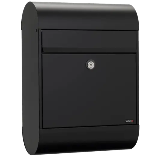 Allux 6000 postkasse med cylinderlås sort