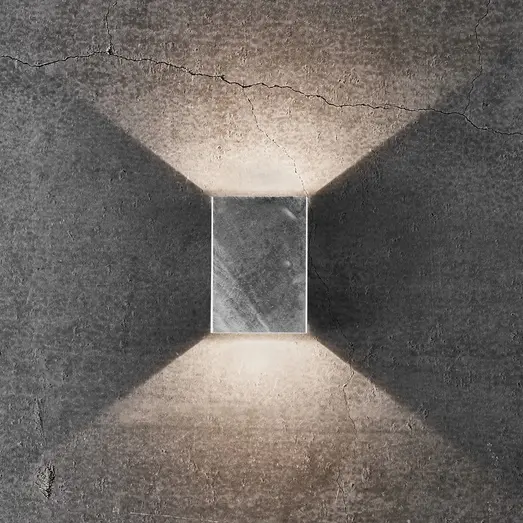 Nordlux Fold 10 udendørs LED væglampe galvaniseret 
